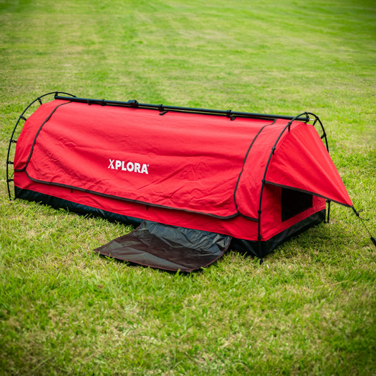 Xplora Single Swag - Pink - With Canvas Bag - Strictly Outdoors