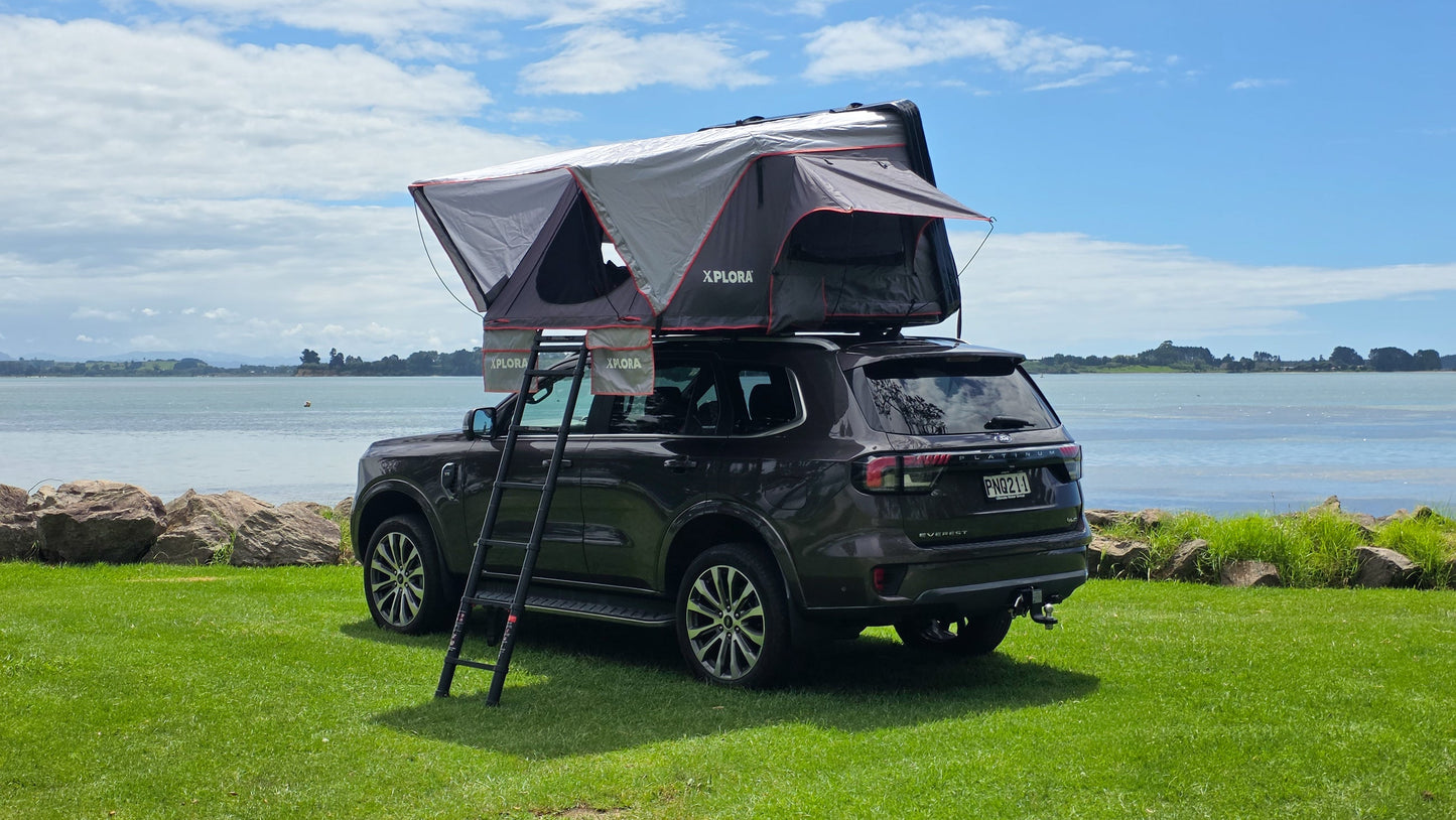 Xplora Hard Shell Roof Top Tent - Black - Strictly Outdoors