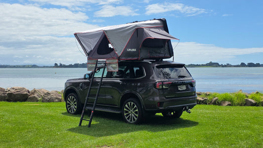 Xplora Hard Shell Roof Top Tent - Black - Strictly Outdoors