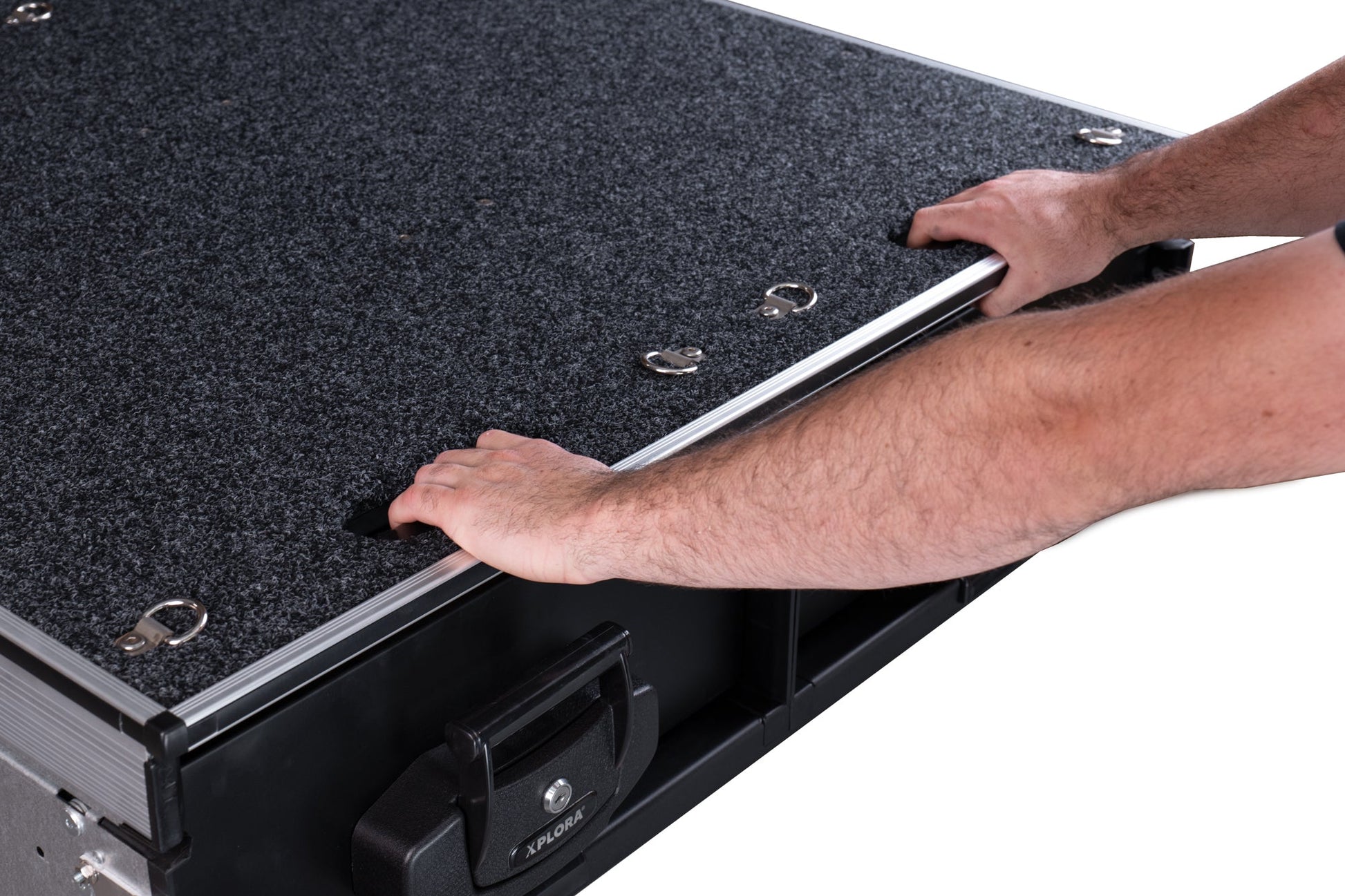 Xplora 1300mm Rear Ute Drawer - Dual top slide - Strictly Outdoors