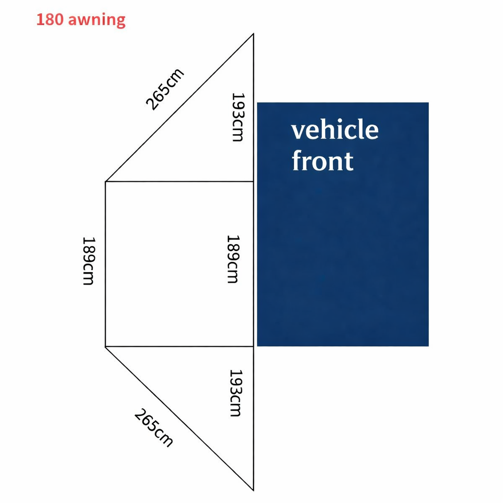 Xplora 180 Degree Awning - Strictly Outdoors