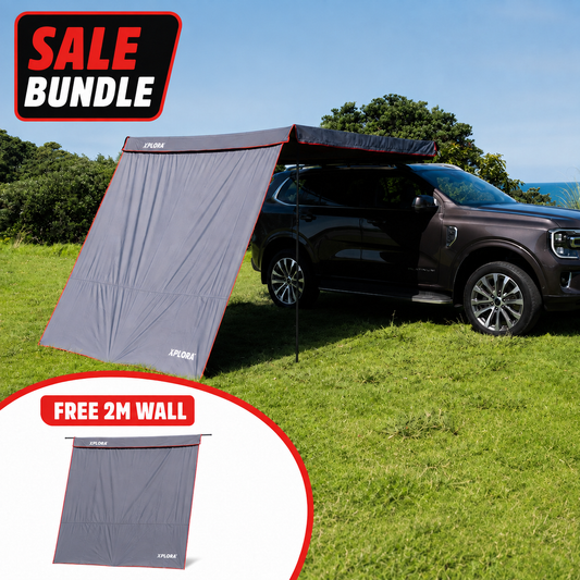Xplora 2m Quickshade sale bundle with free wall