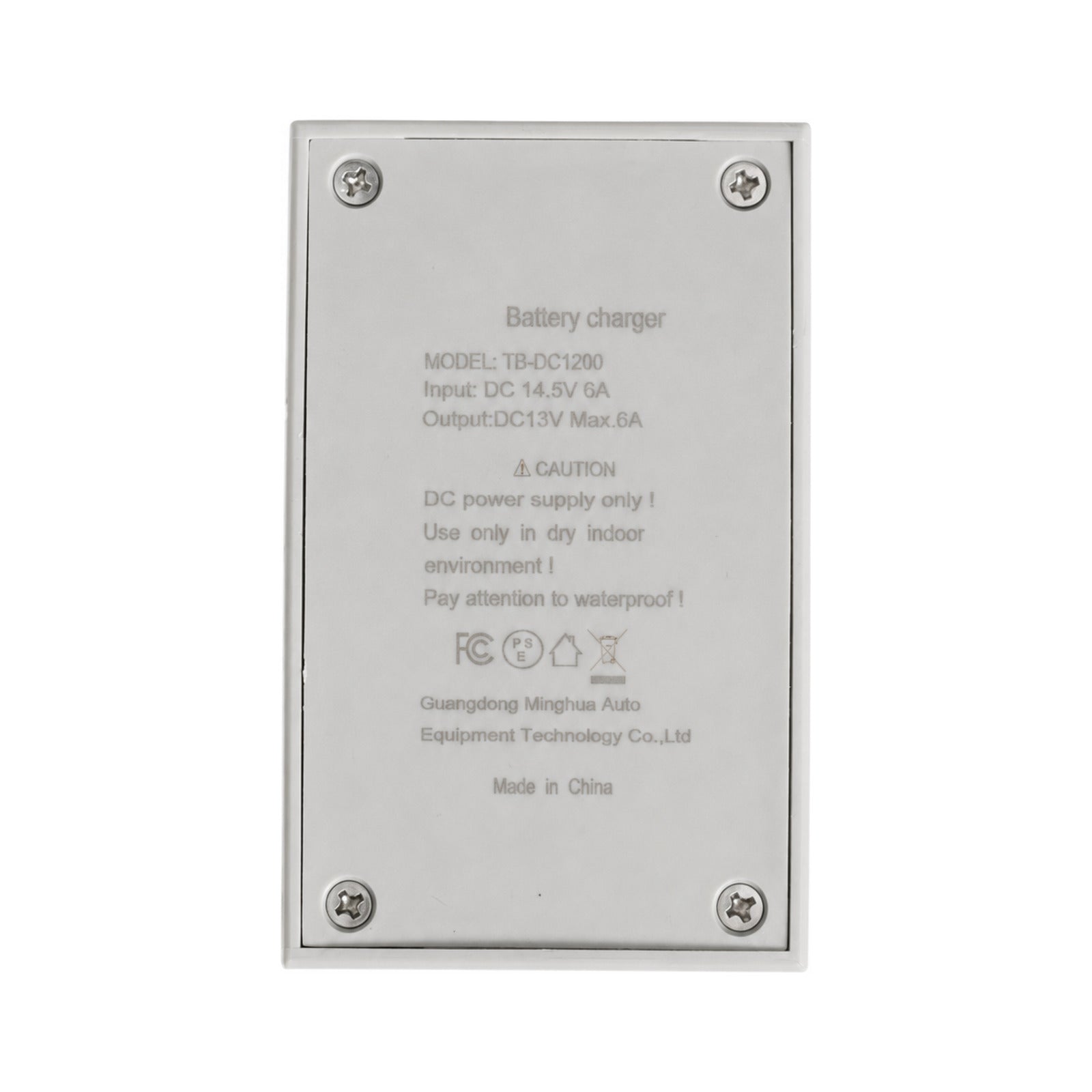 Xplora Dual Battery Charger Hub – specification label
