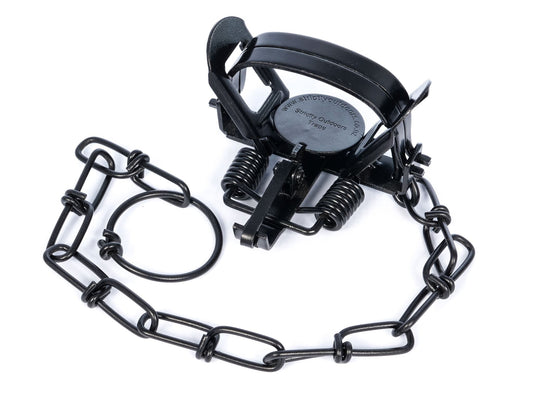Single Possum Leg Hold Trap Black - Strictly Outdoors