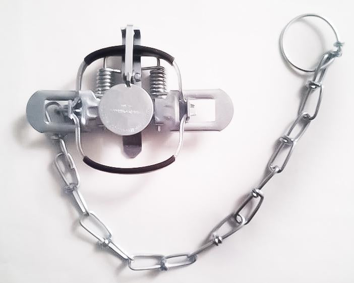 1 x Galvanised Rubber Possum Leg Hold Trap - Strictly Outdoors