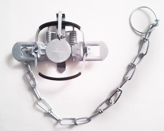 1 x Galvanised Rubber Possum Leg Hold Trap - Strictly Outdoors