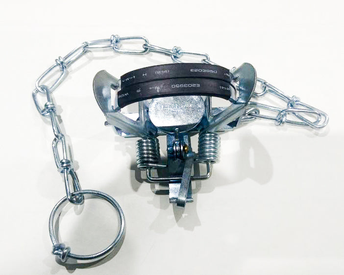 Galvanised Rubber Possum Leg Hold Trap - Strictly Outdoors